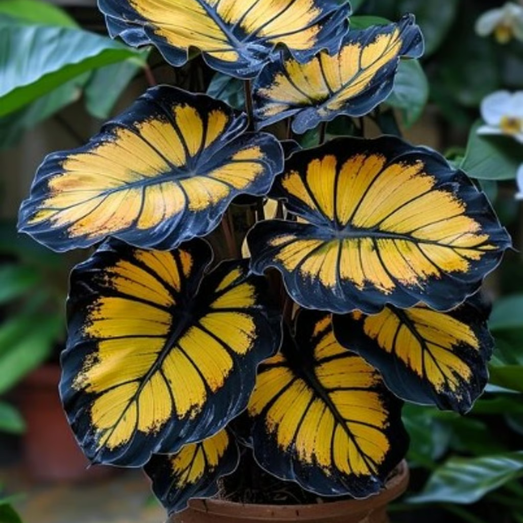 25+ Sunburst Calathea Seeds for Garden Planting – USA – FREE SHIPPING!