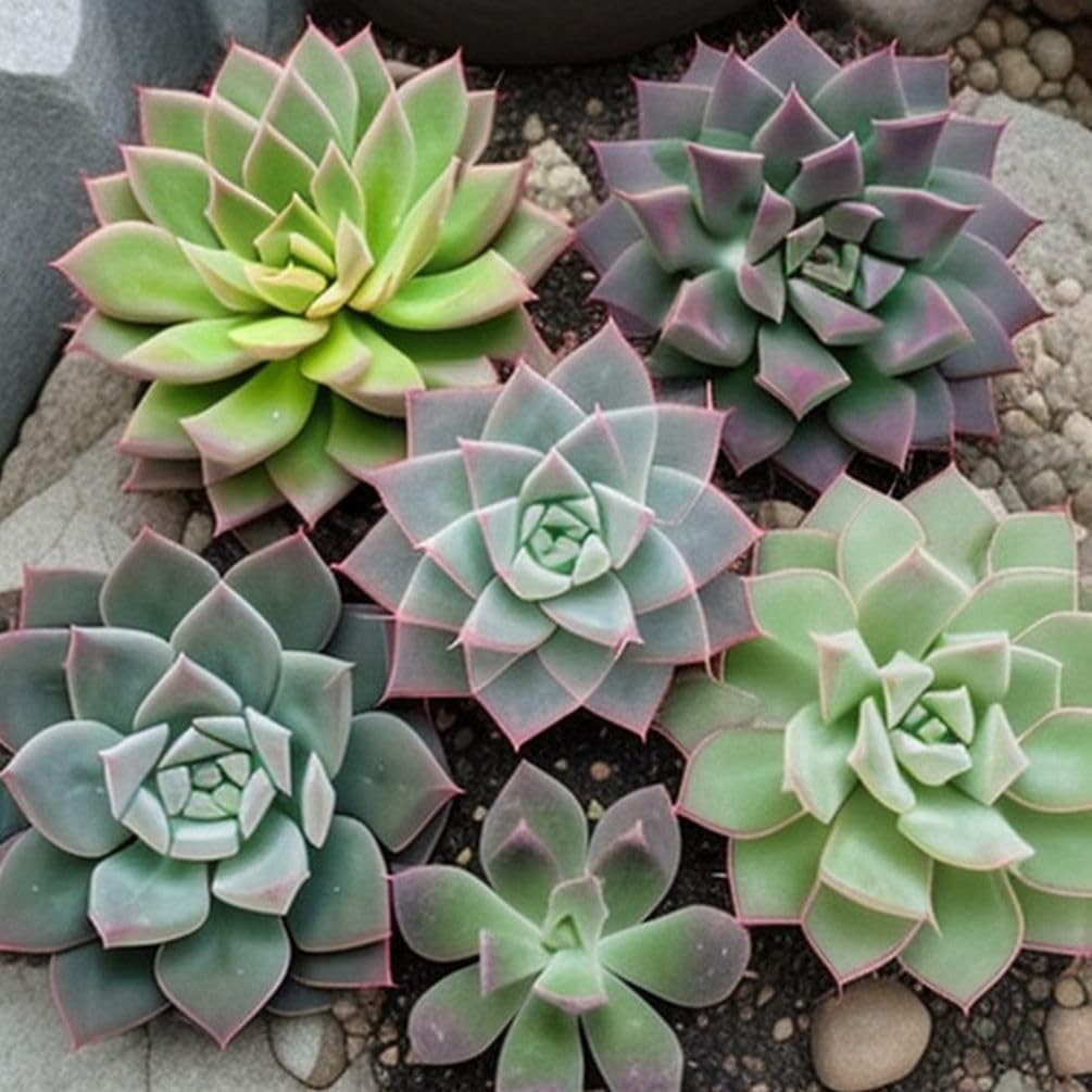 100 pcs Mix Rare Succulent Seeds Pack – Perennial Heirloom Non-GMO Outdoor Indoo