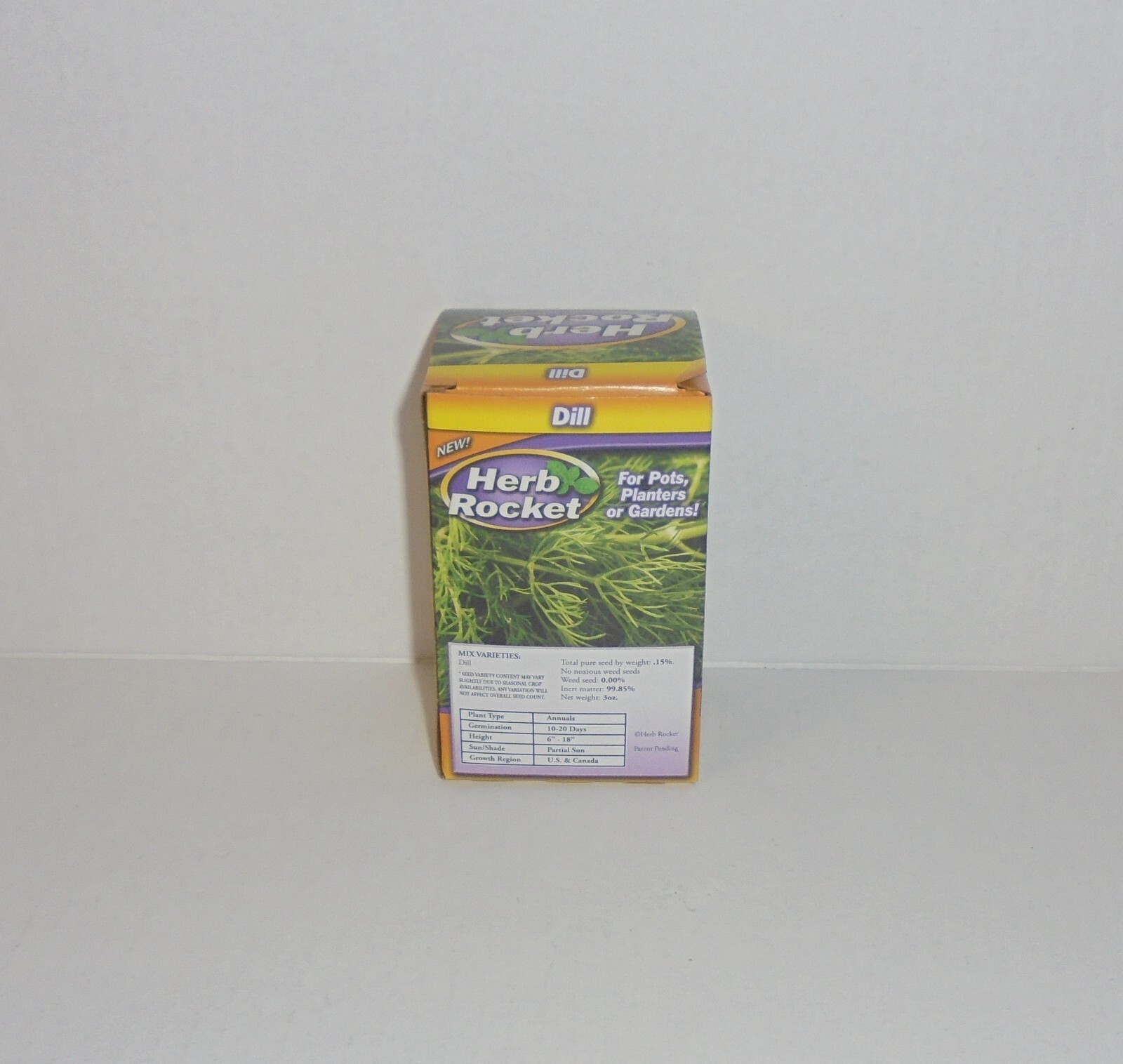 Flower & Herb Rocket Lot Of 6 Bouquet Zinnia Dill Thyme Seeds Flowers Garden NEW