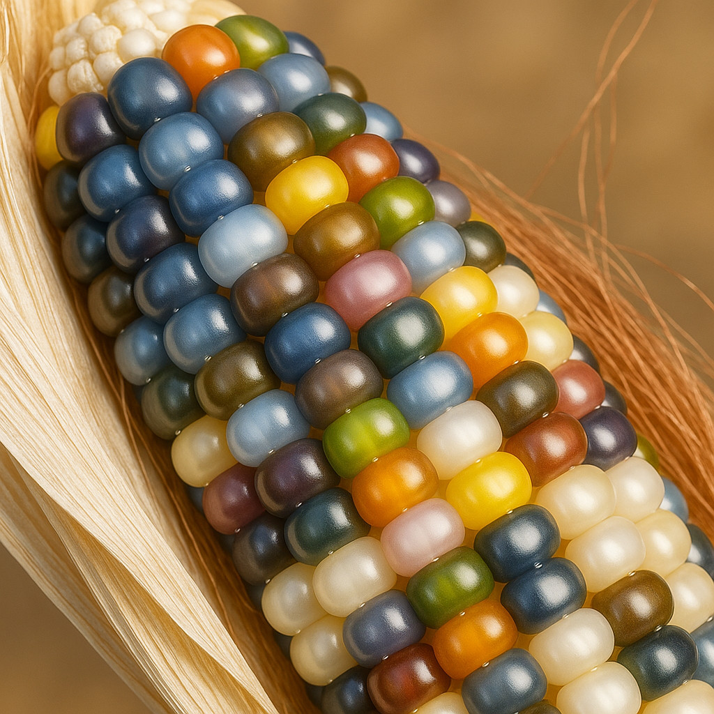 50+ GLASS GEM CORN SEEDS | HEIRLOOM RAINBOW KERNELS | RARE FREE SHIPPING 🌽