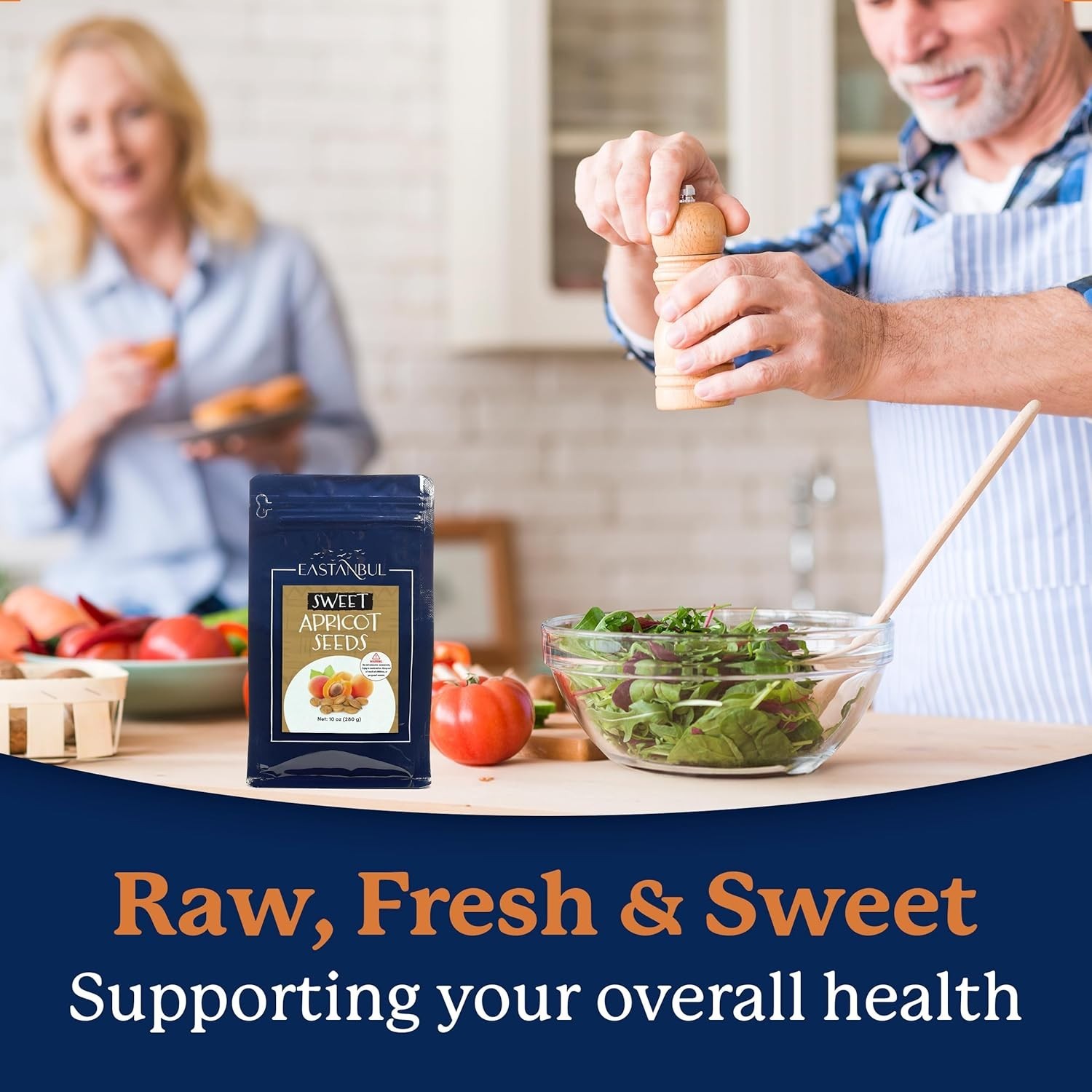 Versatile Sweet Apricot Kernels 10oz – Nutrient-Rich Snack & Culinary Ingredient