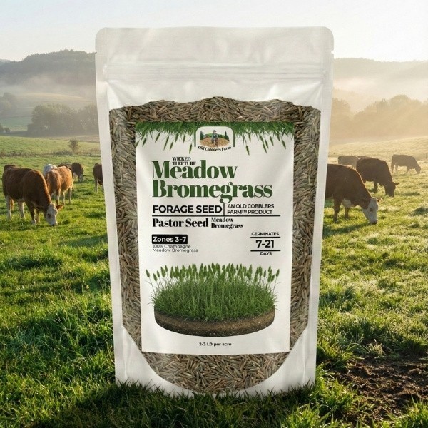 Old Cobblers Farm™ Wicked Tuff Turf Meadow Bromegrass – Fast-Growing Forage