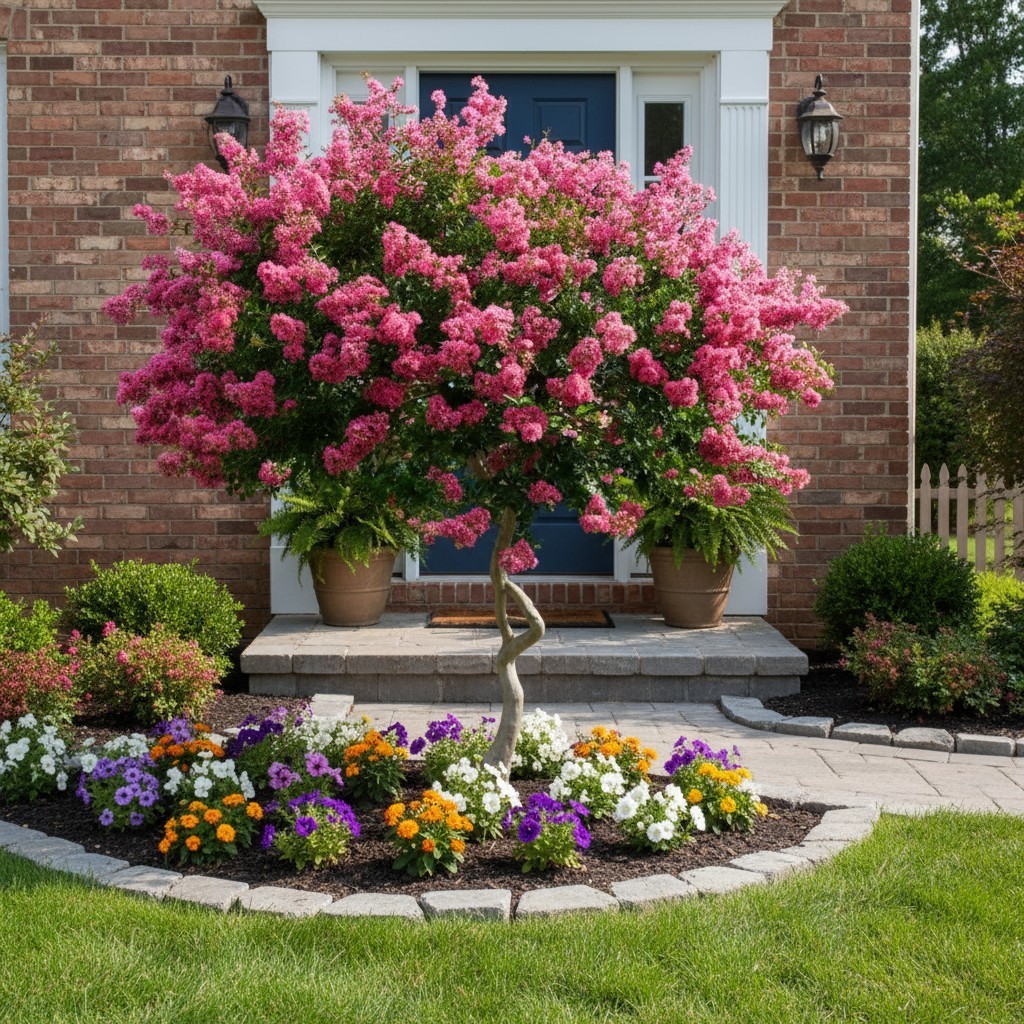 50 Pink Crape Myrtle Seeds – Long-Lasting Summer Blooms for Landscape Gardens