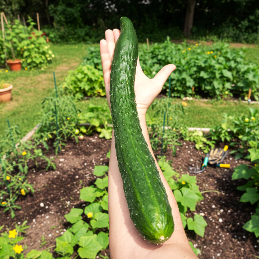 China Jade Burpless Cucumber Seeds – For 2026 Planting Delicious Long Dark Green