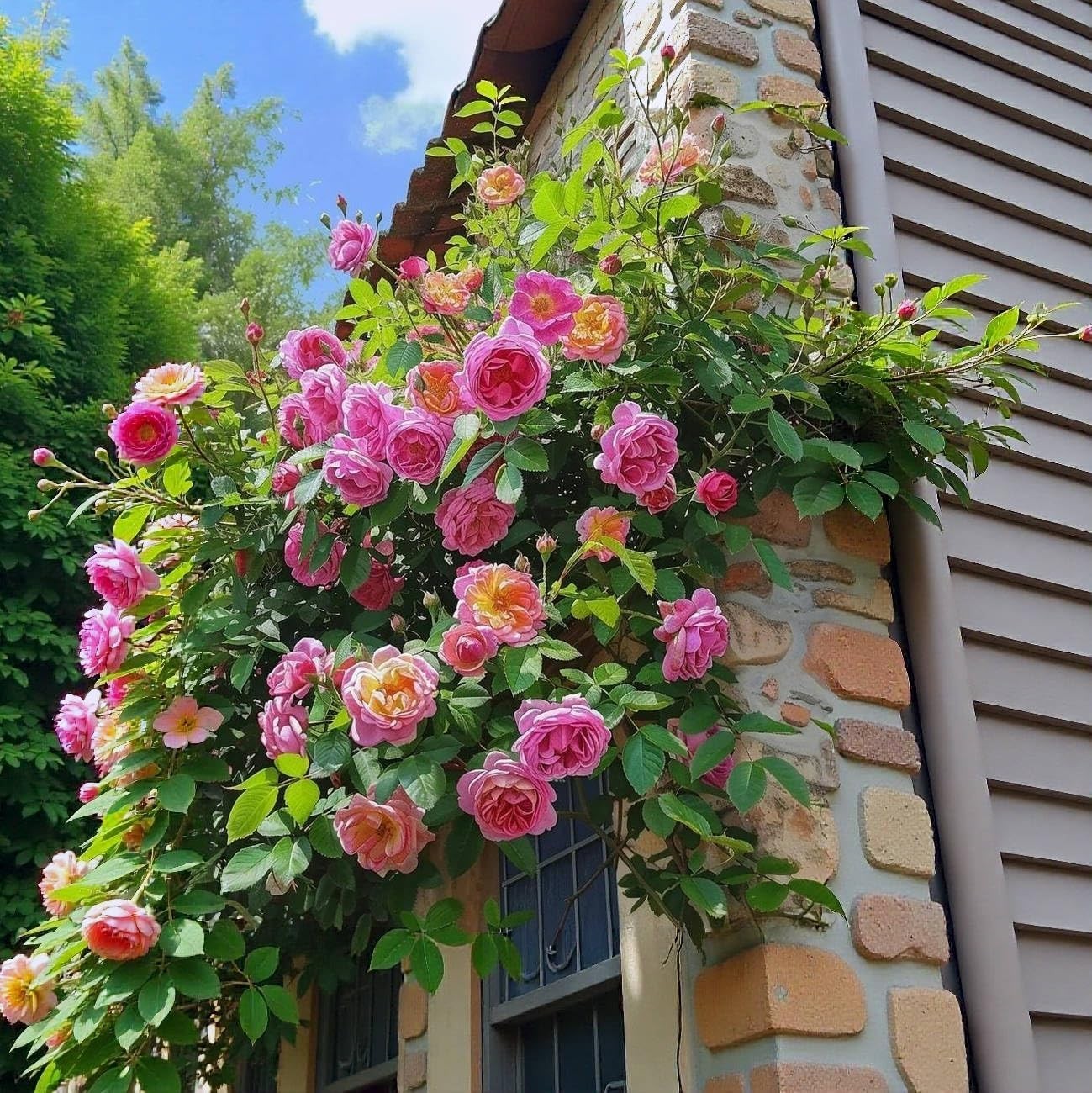 Pet-Friendly Pink Climbing Rose Seeds – 150+ Heirloom Plants for Spring