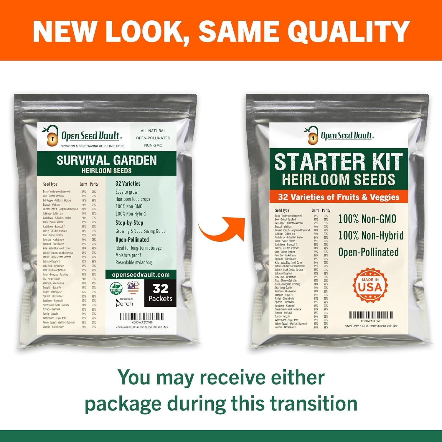 15,000 Heirloom Vegetable and Fruit Seeds Pack for Indoor Outdoor Gardening