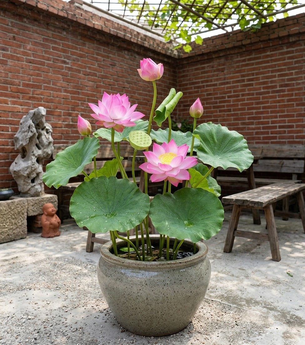 Lotus Flower Seeds 50pcs – Suitable for Home Pond and Aquatic Planting Areas