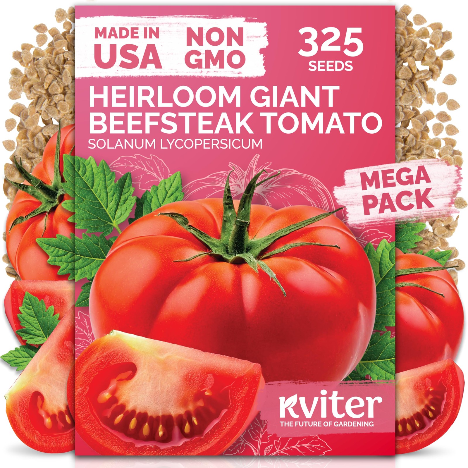 KVITER 325 Giant Beefsteak Tomatoes Seeds (Solanum lycopersicum)