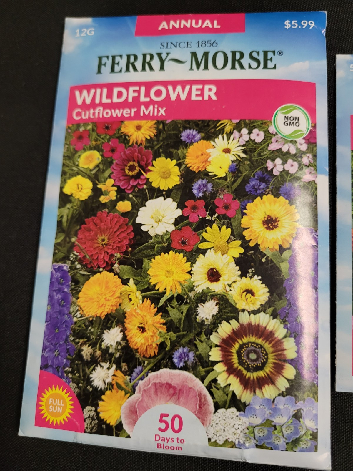 Ferry Morse Wildflower & Zinnia 3 Seed Pack Assortment (2026 Season) New Packs