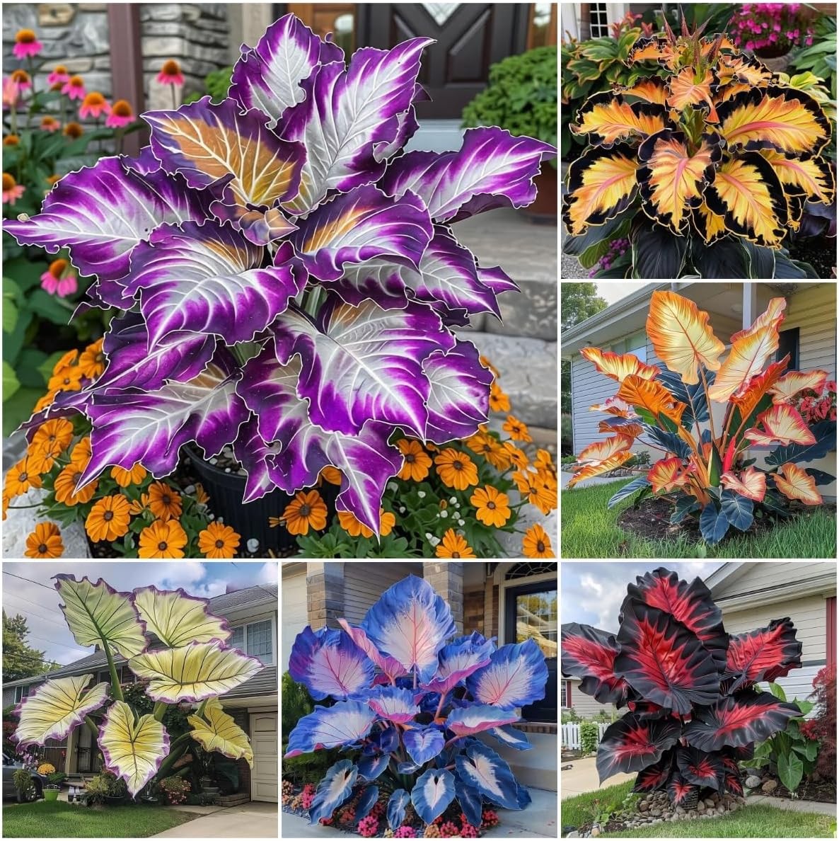 310 Mixed Color Hosta Seeds – Perennial Shade-Tolerant for Outdoor Planting