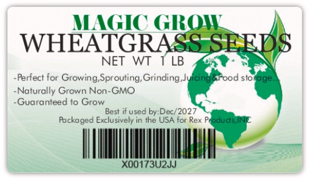 Wheat Grass Seed 1 LB (13,500+seeds) – Guaranteed to Grow !