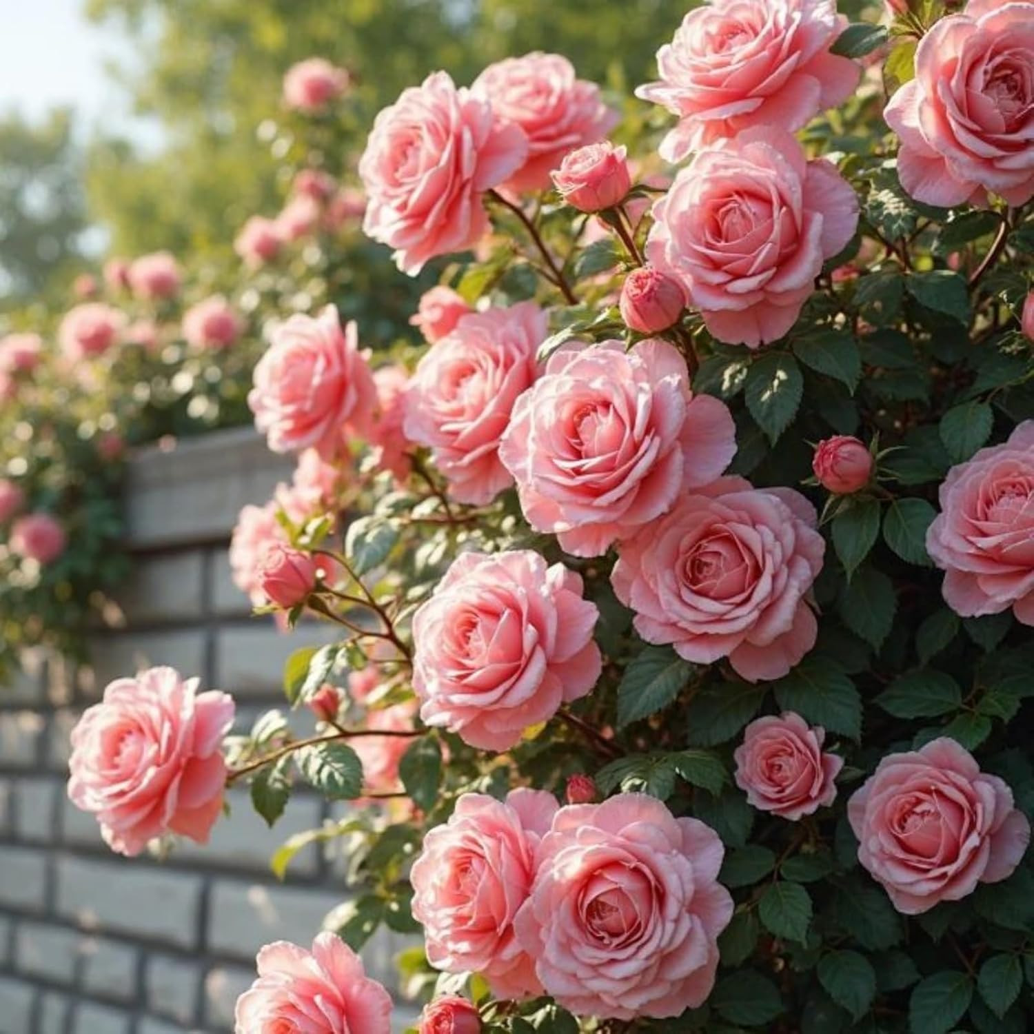 300 Mixed Color Climbing Rose Seeds for Planting Bush Perennial Shrub Heirloom