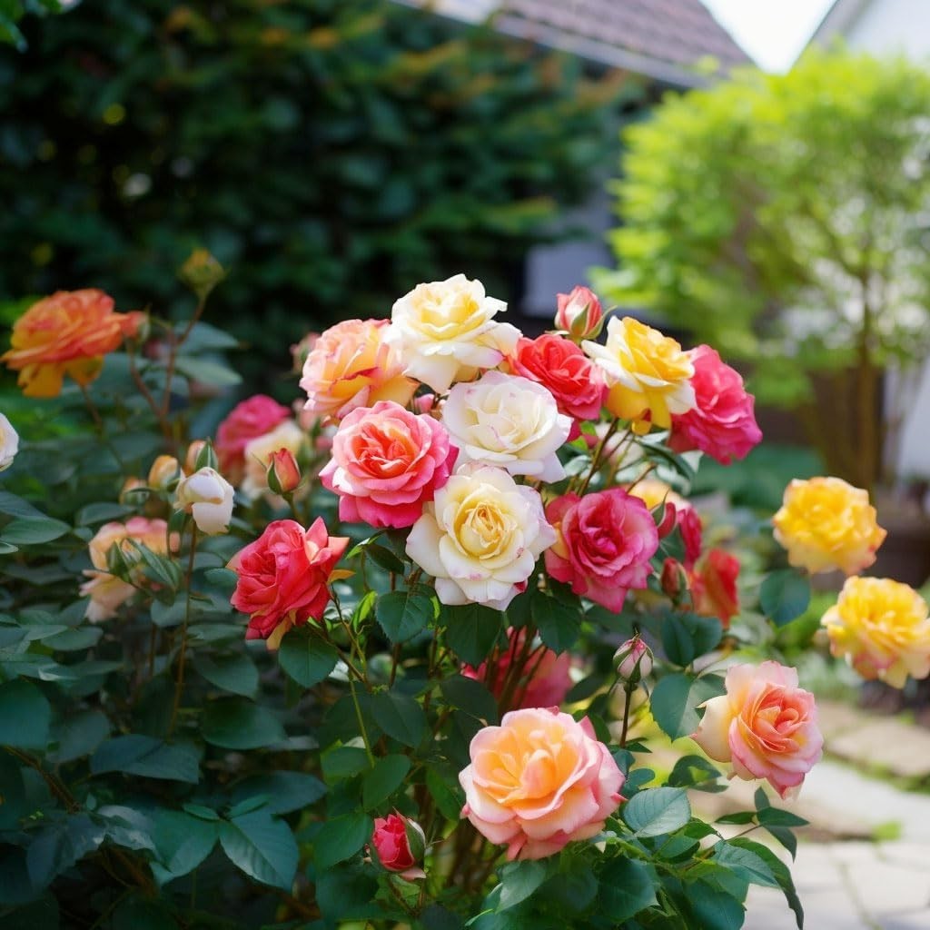 250+ Mix Climbing Roses Flowers Seeds -Rose Bushes Vine Climber Rose Seeds fo…
