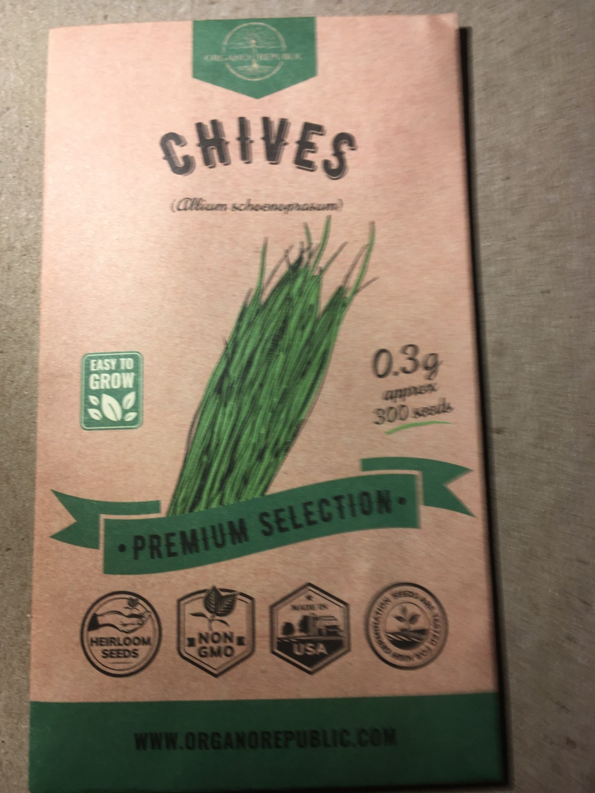 Chives Seeds – Organo Republic