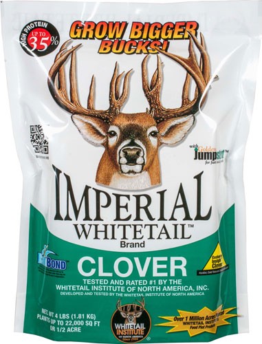 Whitetail Institute IMP2 Imperial Clover Food Plot Seed 2 lb 1/4 Acre