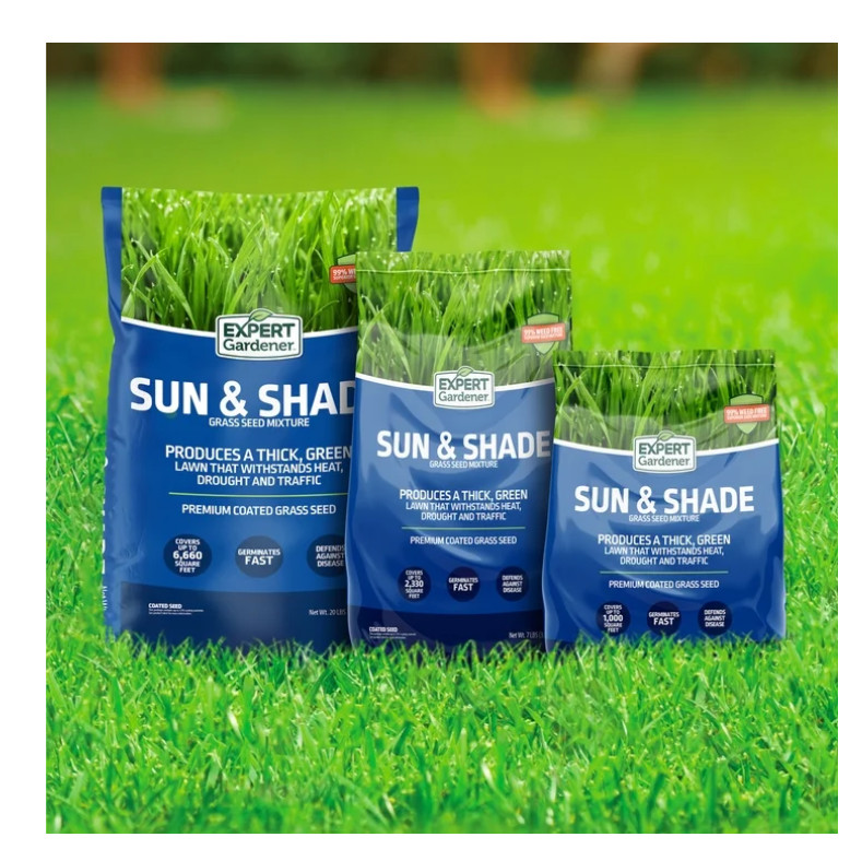 Kentucky Bluegrass Northern Grass Seed Mix, Sun to Partial Shade, 7 lb, New