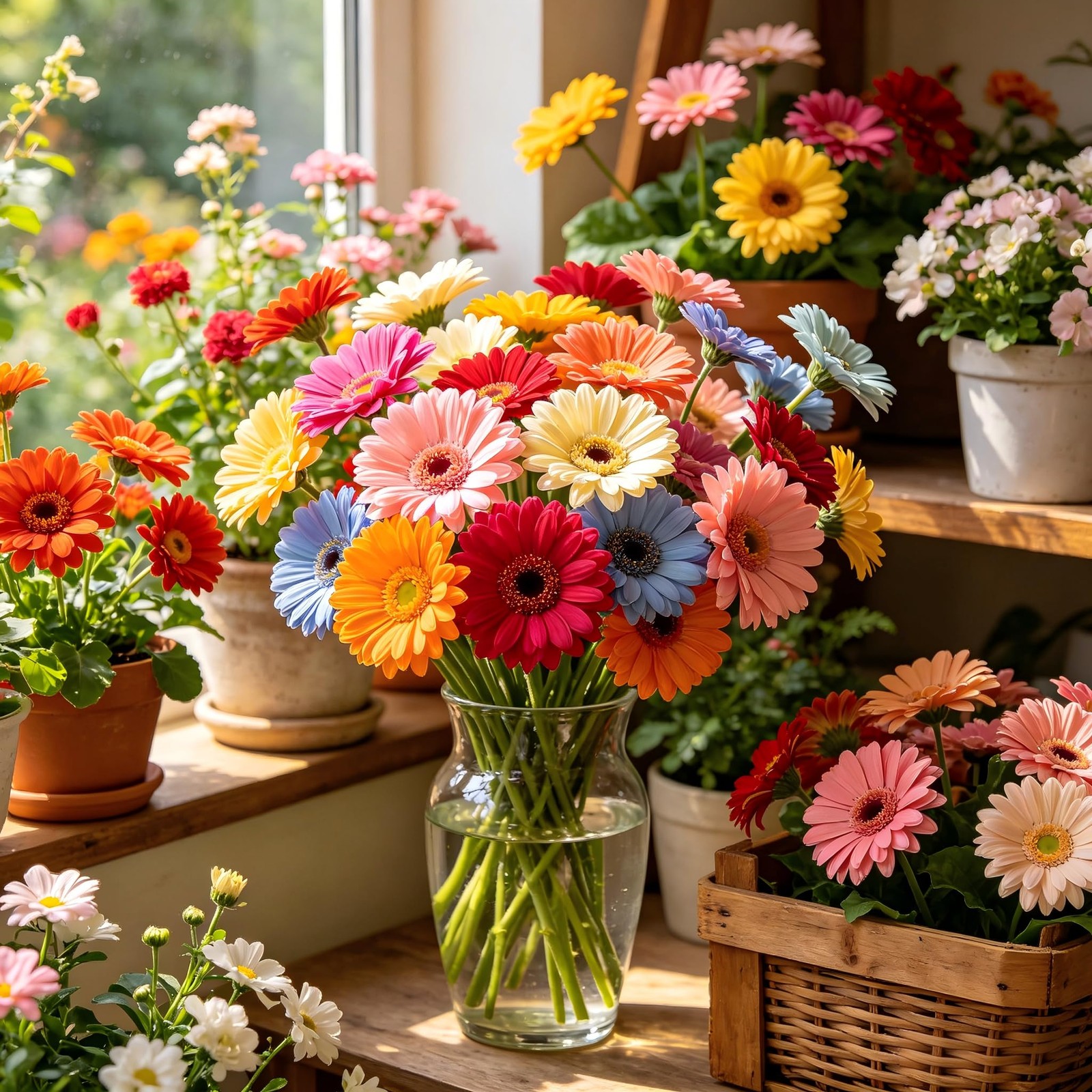 CarpetC 300+ Gerbera Daisy Seeds for Planting, Compact Perennial Colorful Lar…