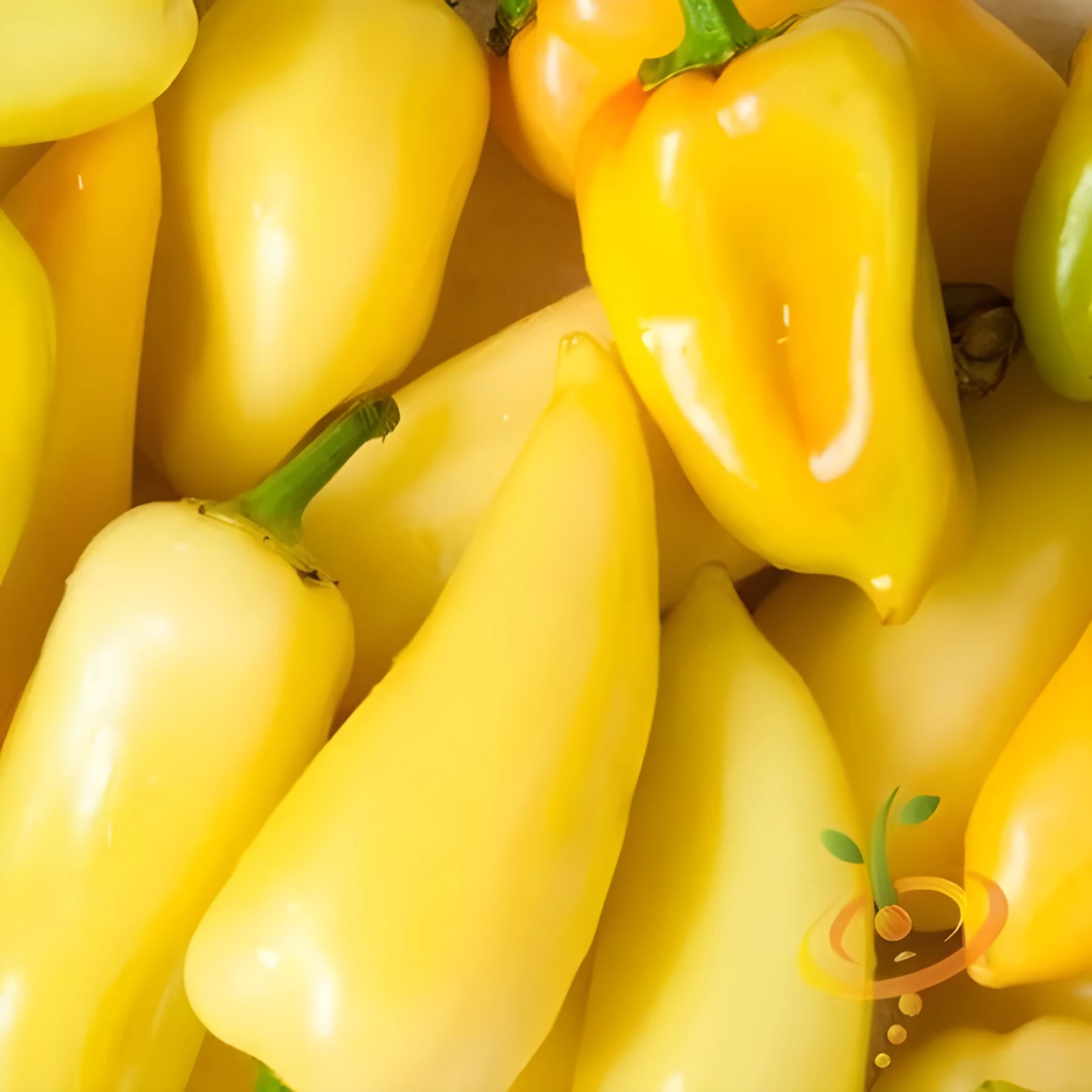 100ct Heirloom Cal Oro Pepper Seeds AKA Yellow Jalapeno – Medium Heat NonGMO