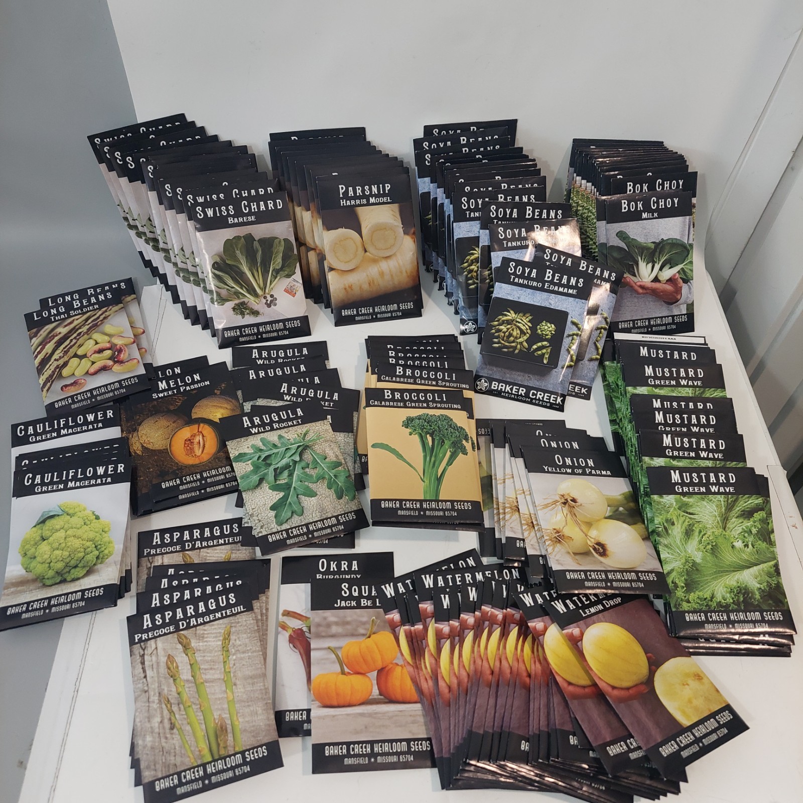 150+ Baker Creek Heirloom Seed Packets Vegetable Garden Lot Exp 2025 Non GMO