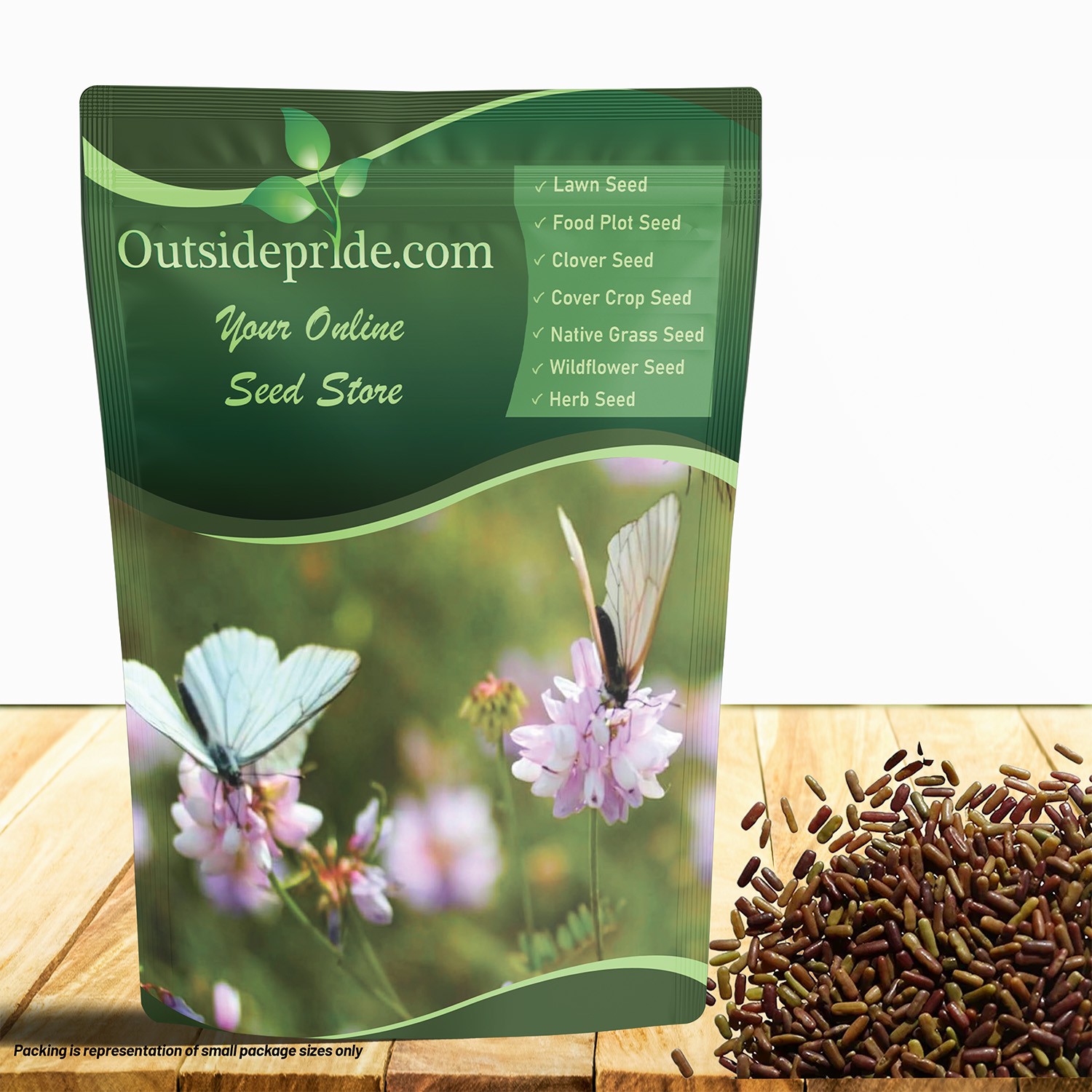 1 LB Drought Tolerant Crown Vetch Seeds For Erosion Control or Ground Cover
