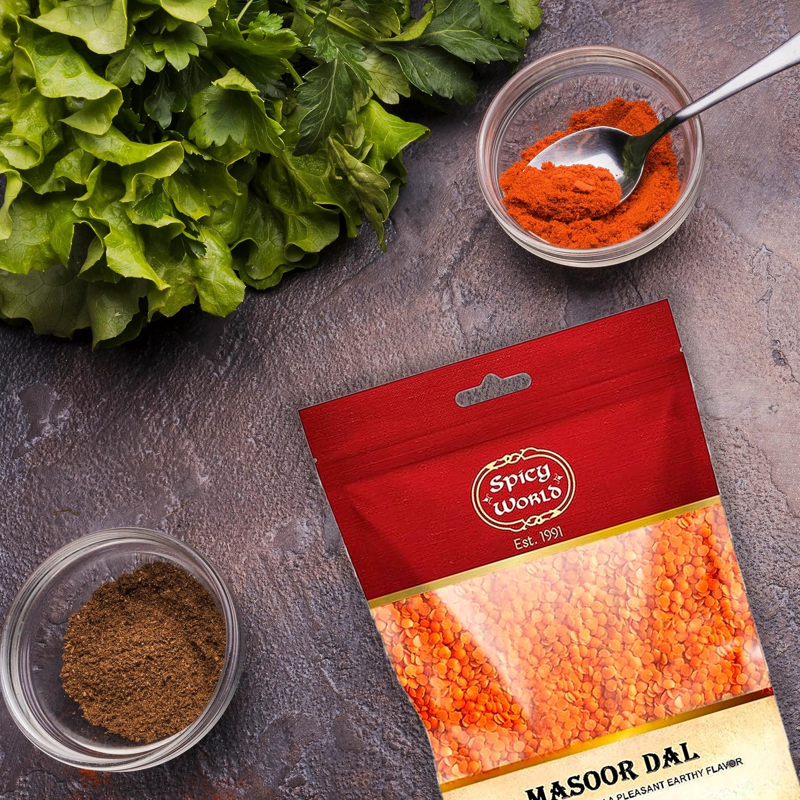 Masoor Dal 4 Pound Bag – Split Red Lentils Dry – All Natural, Pure, Vegan – R…