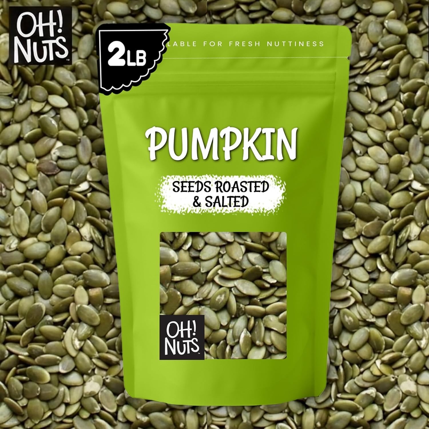 Kosher Certified Pumpkin Seeds – 2 lb No Shell Pepitas