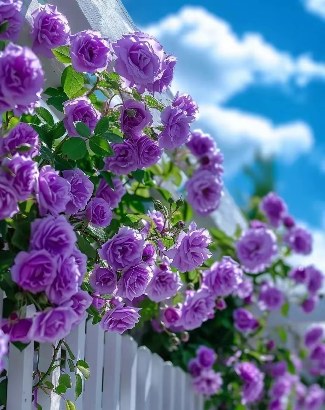 Purple Climbing Rose Rosa Seeds Bush Vine Climber Fragrant Butterfly Rare Non…