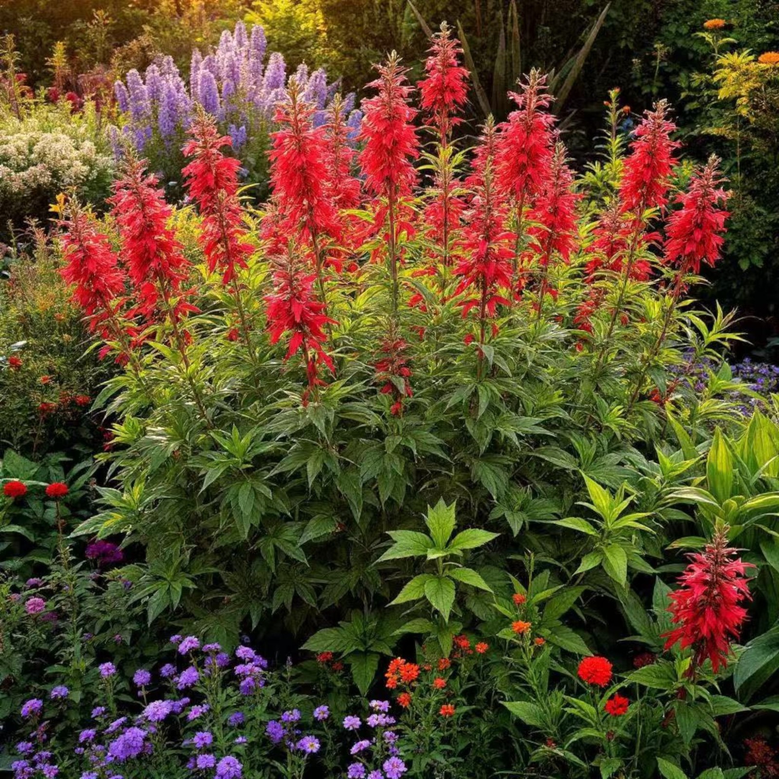 1000 Red Bee Balm Seeds Monarda – Fiery Perennial Flower for Hummingbirds