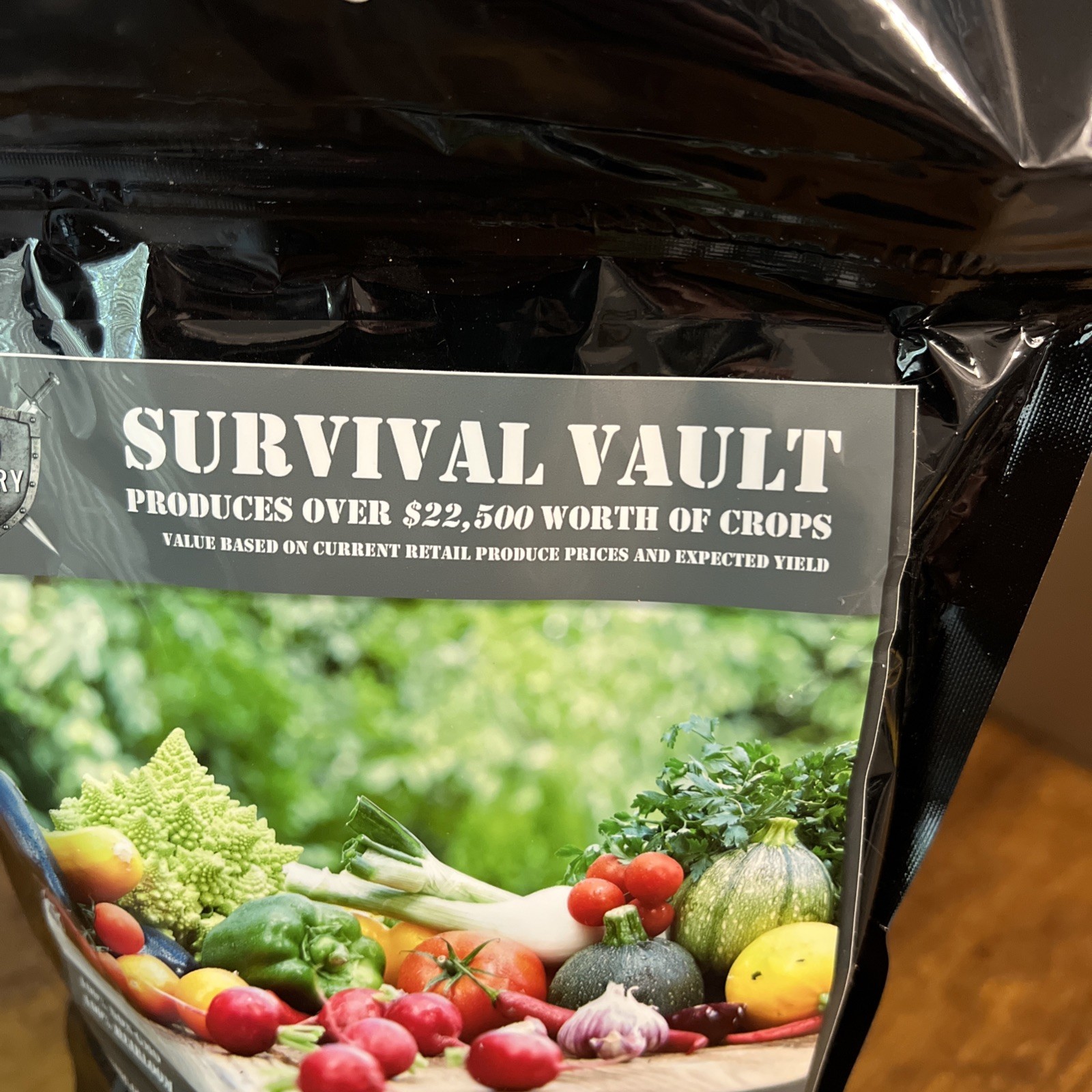 The Seed Armory Survival Vault 49 Seed Factory Sealed Packaging USA Made