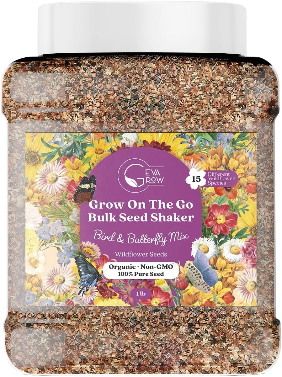 Transform Your Backyard – 1 Pound Bird & Butterfly Mix – Bulk Wildflower Seeds