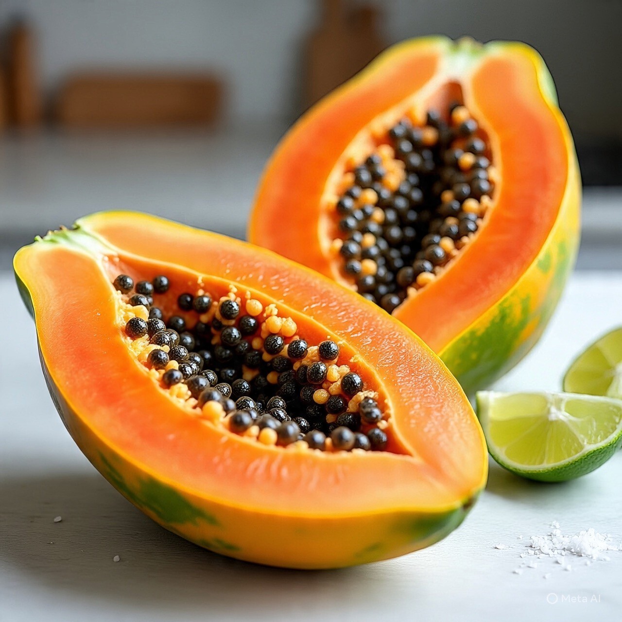 20 Caribbean “Red Lady” Carica Papaya Fruit Tree Seeds LARGE MELONS Indoor Plant