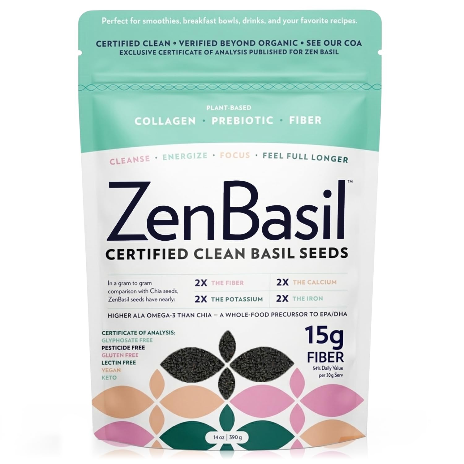Edible Non GMO Kosher Lectin Free Gluten Free Basil Seeds for Planting
