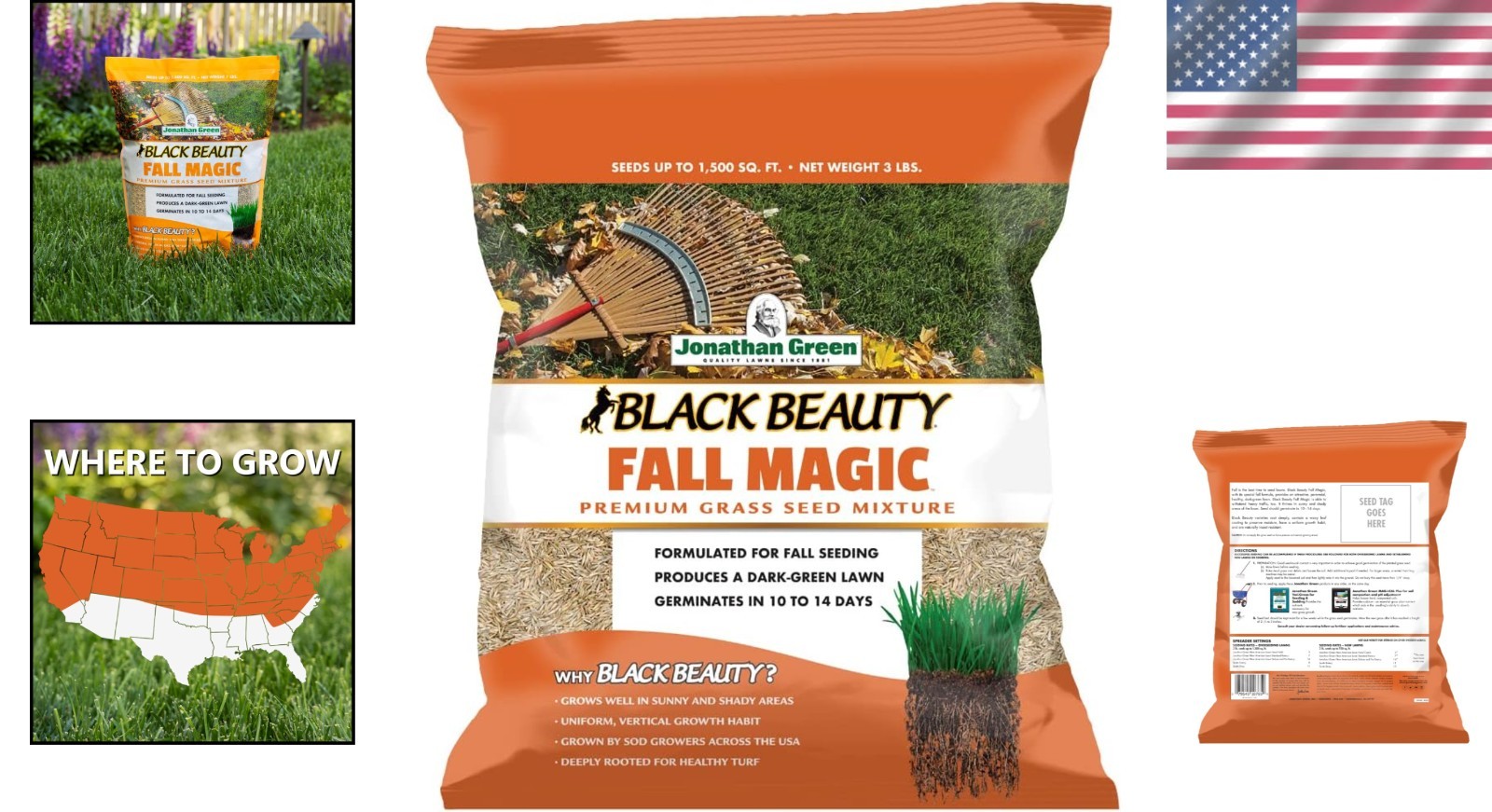 Dark Green Lawn Seed Mix – Cool Season – 3 lb