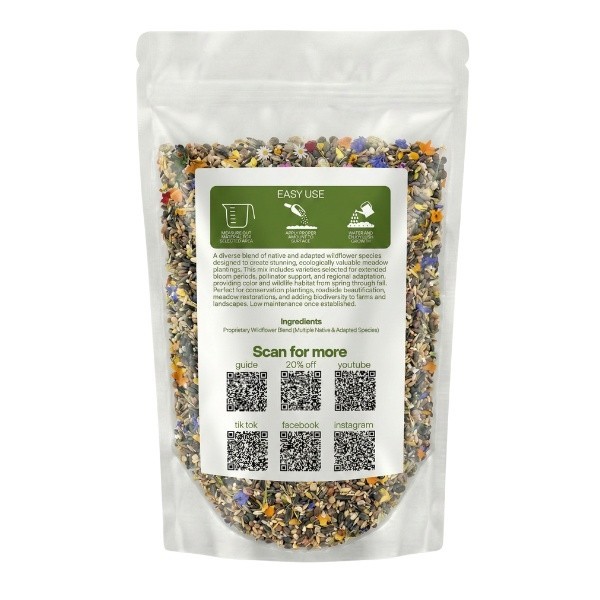 Old Cobblers Farm™ Wicked Tuff Turf Wildflower Mix (Wildflowers)-Seasonal Color