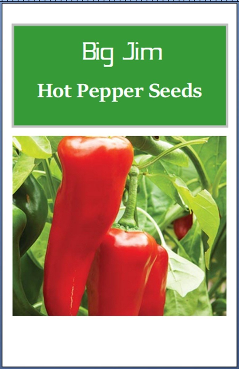 Big Jim Hot Pepper Seeds | NON-GMO | Heirloom | Fresh Garden Seeds