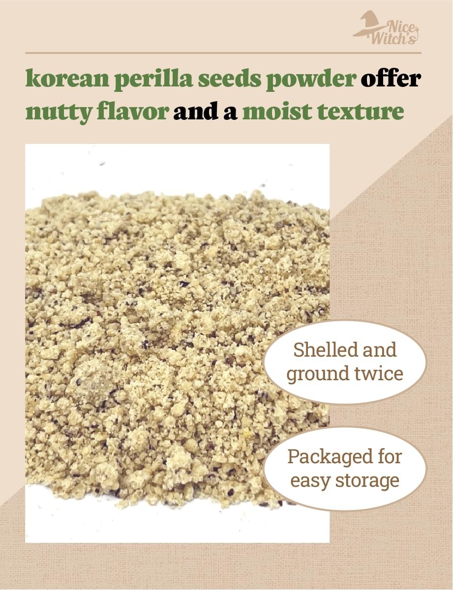 100% Pure Korean Perilla Seed Powder Flour 300g – Gluten-Free Superfood