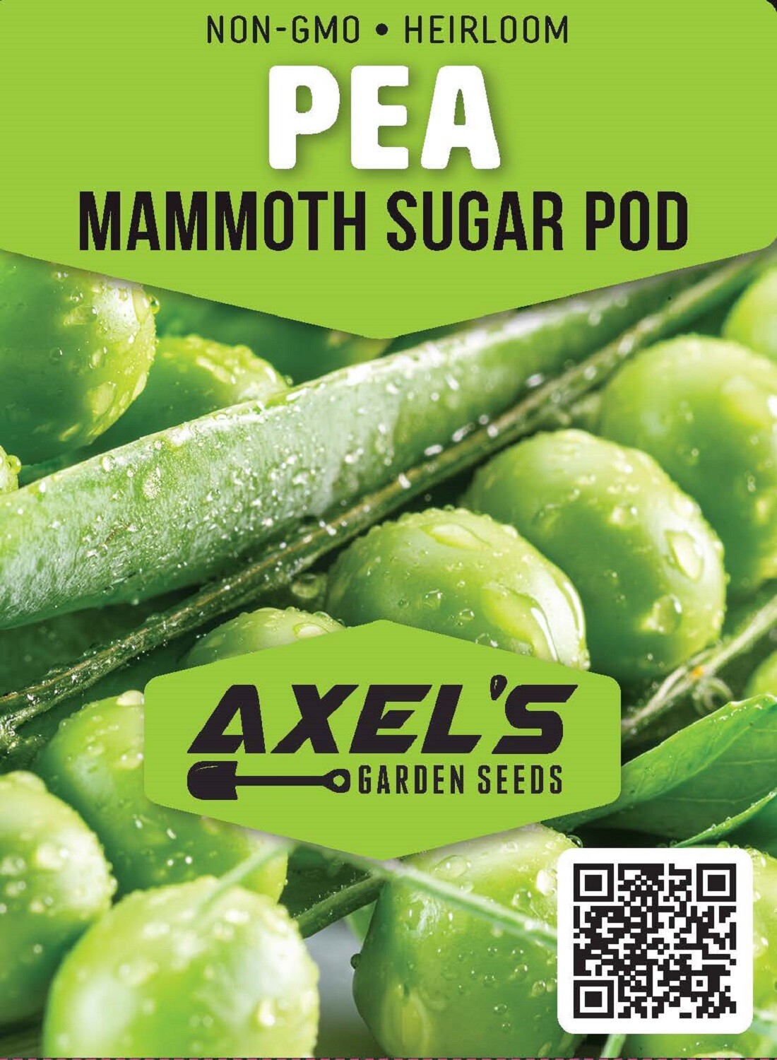 Mammoth Melting Sugar Pod Snow Pea | Non-GMO | Heirloom | Fresh Vegetable Seeds