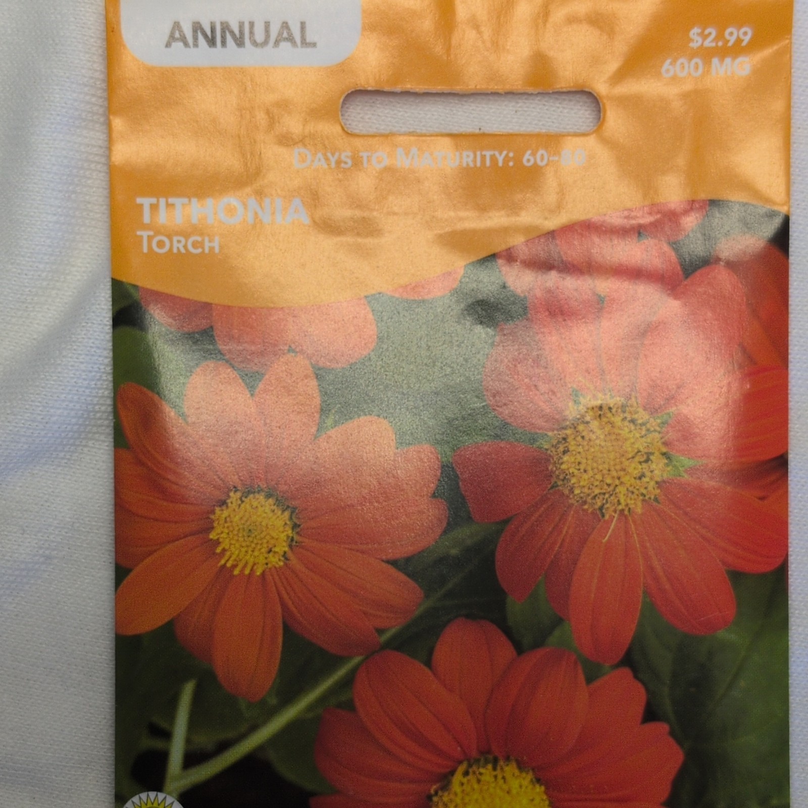 Livingston Tithonia Torch Annual Orange Flower Seeds Full Sun Outdoor Y2100