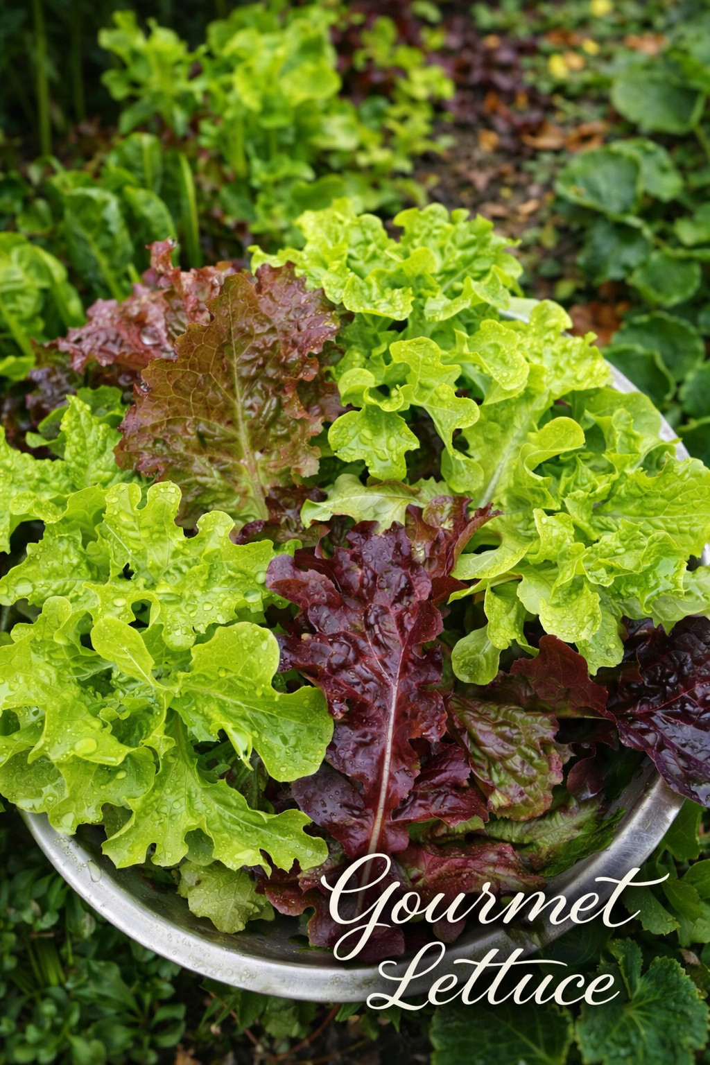 1000 Chef’s Salad Garden Lettuce Mix Seeds -5 Heirloom Varieties -Non-GMO-USA!