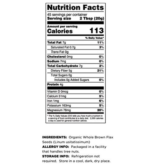 Nutrient-Dense Organic Flax Seeds, 4 lbs