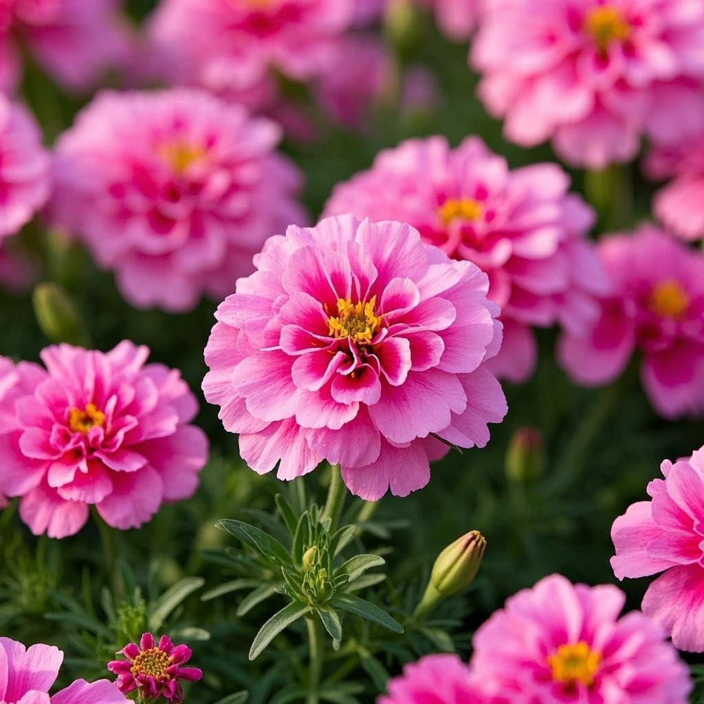 900+ Annual French Marigold Garden Flower Mix Flower Seeds for Planting Garde…