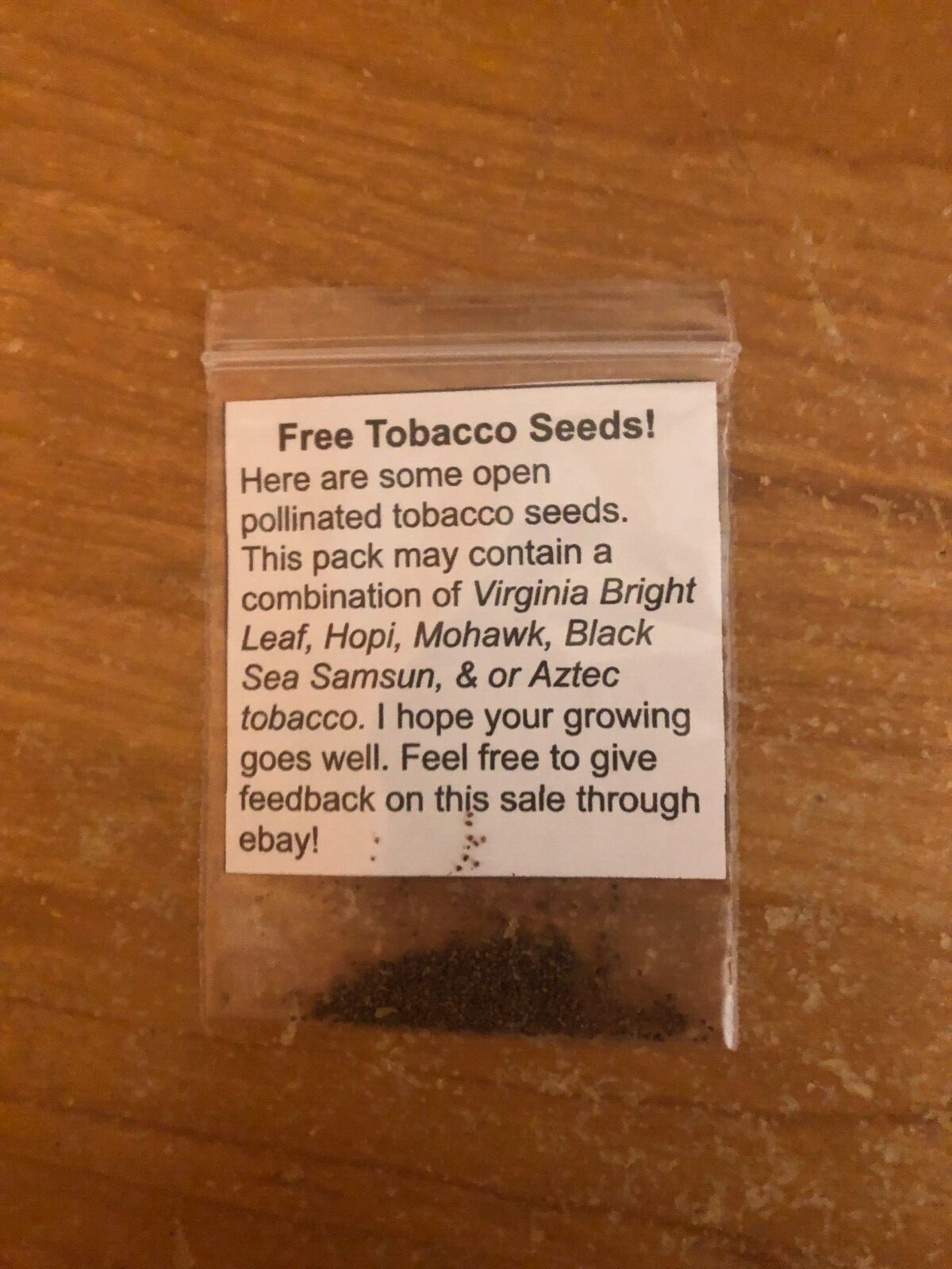 1000 Habano Tobacco Seeds ~ For Cigar Wrapper  + FREE SEEDS!