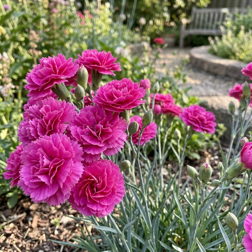 1000Pcs Carnation Seeds, Ornamental Flowers for Garden Balcony & Yard