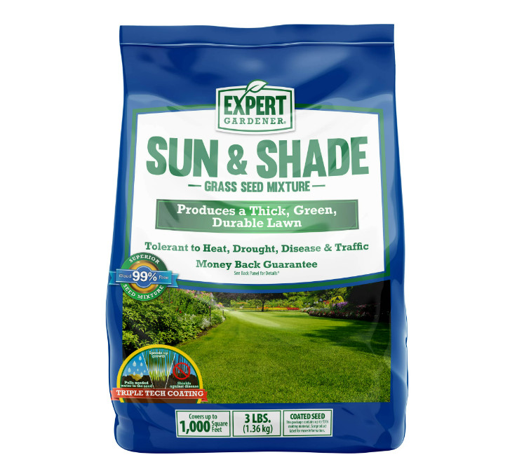 Grass Seed Sun & Shade Northern Mix Sun To Partial Shade 3LB 7LB 20LB Green Lawn