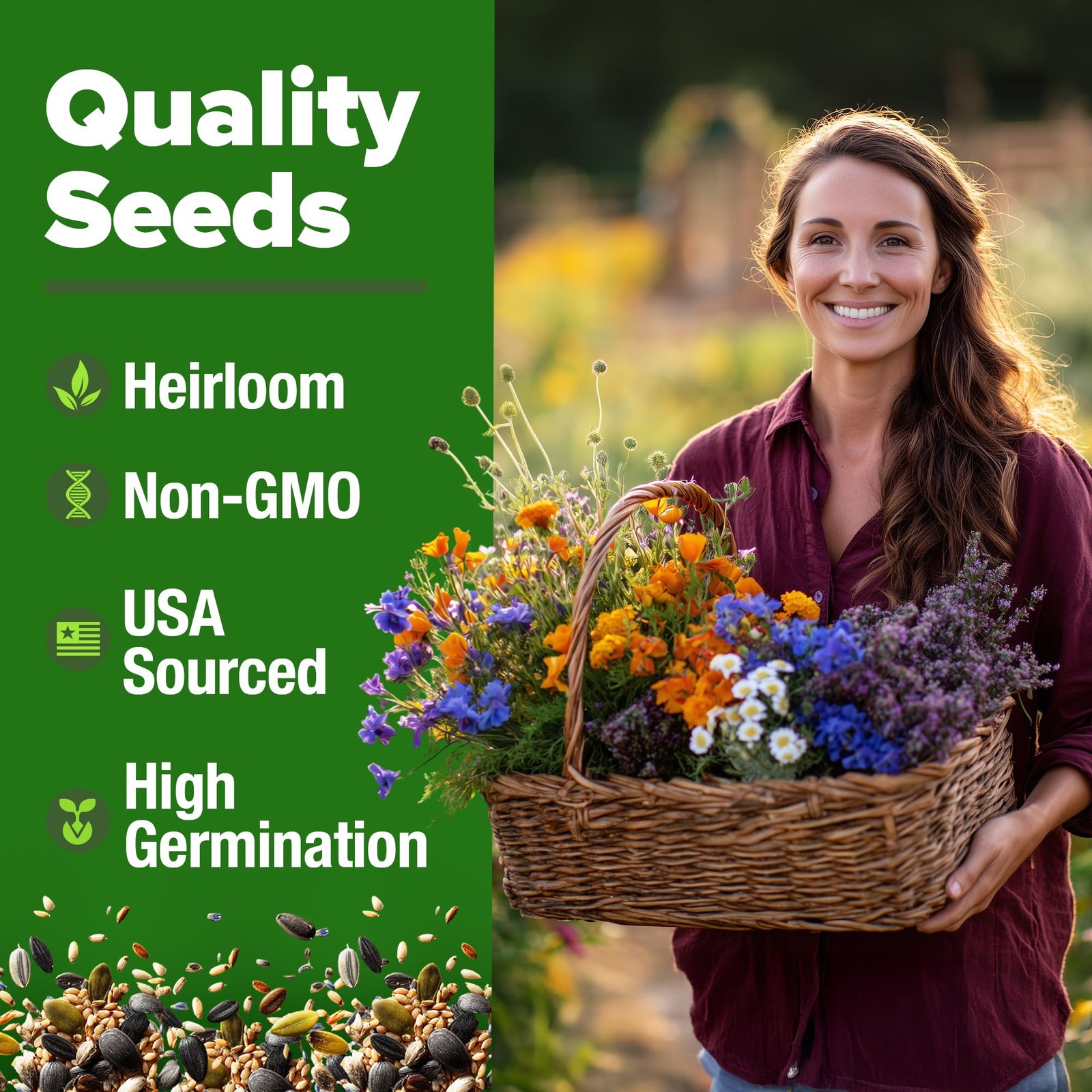 Herb Seeds 32 Medicinal Herbs and Tea Variety Pack â€“ Annual & Perennial Herb