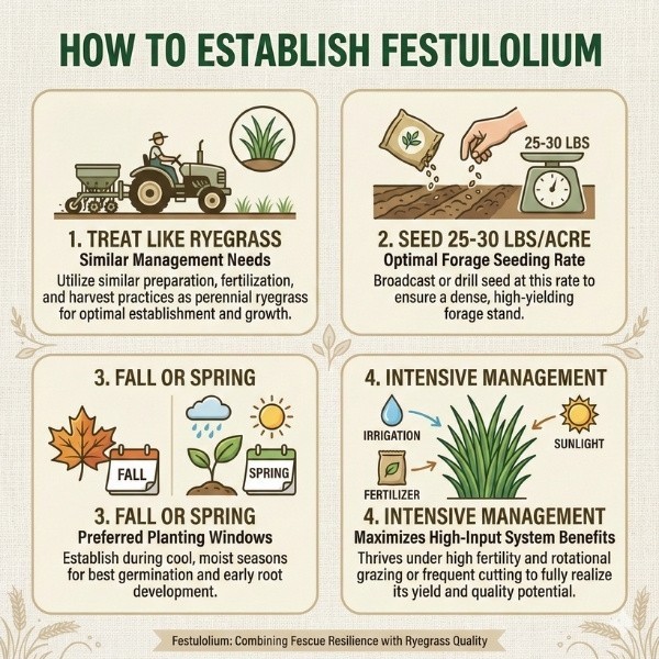 Old Cobblers Farm™ Wicked Tuff Turf Sugar Crest Festulolium Grass Seed