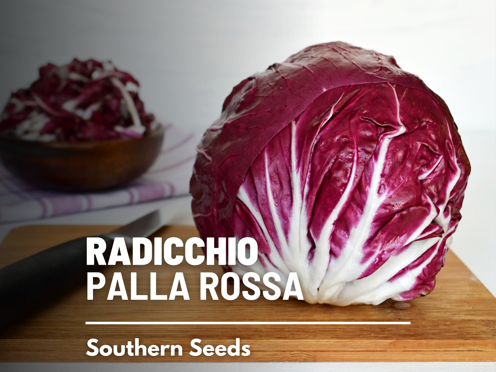 Radicchio, Palla Rossa (Italian Chicory) – 100 Seeds – Heirloom – NonGMO