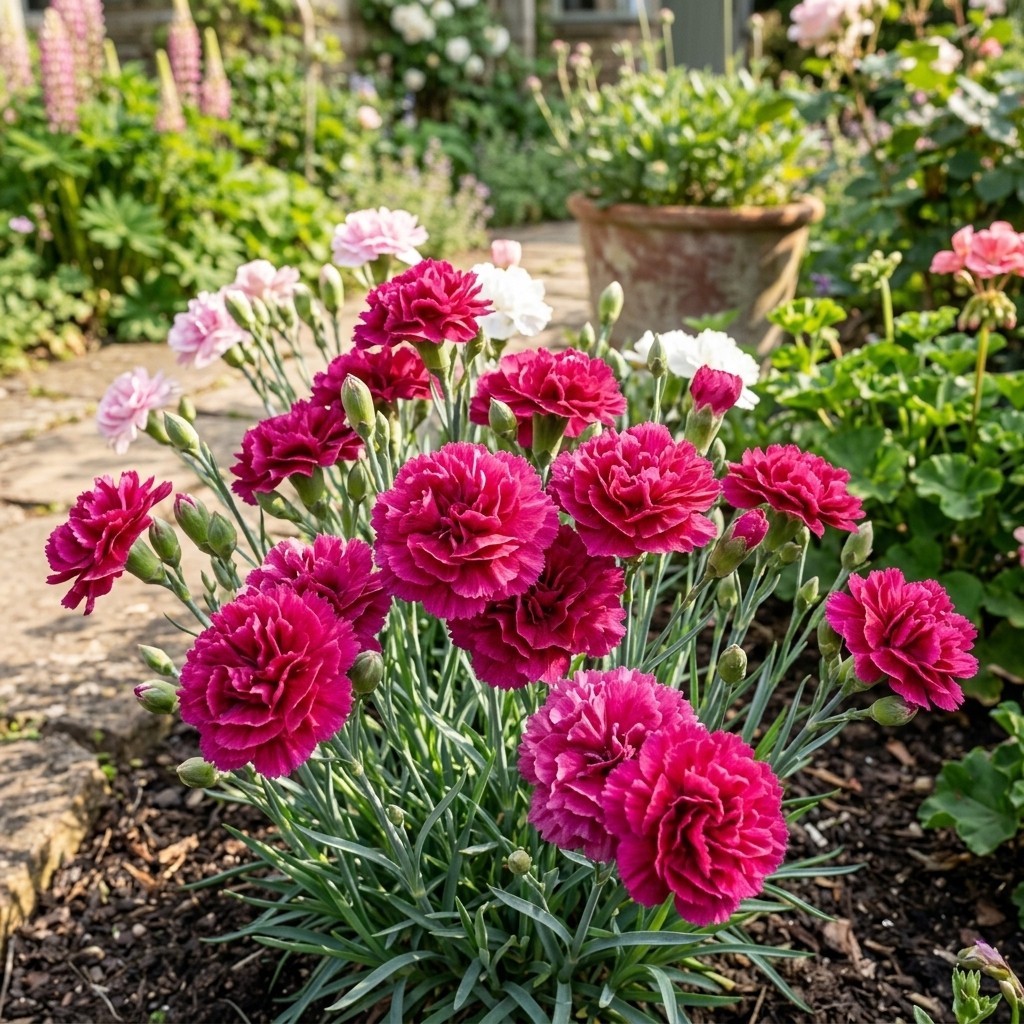 1000Pcs Carnation Seeds, Ornamental Flowers for Garden Balcony & Yard