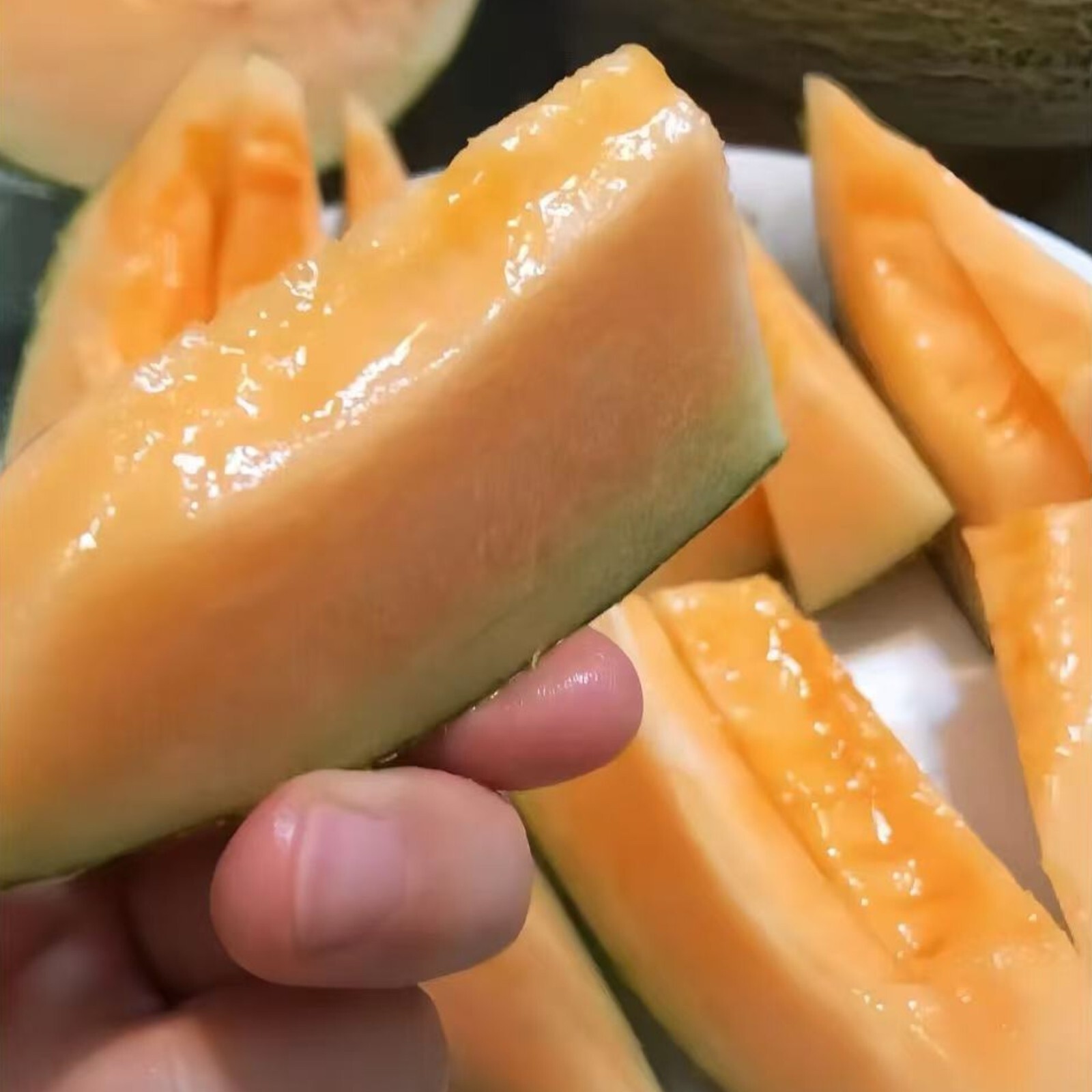 25pcs Cantaloupe Melon Seeds – Sweet Heirloom Variety for Home Gardens