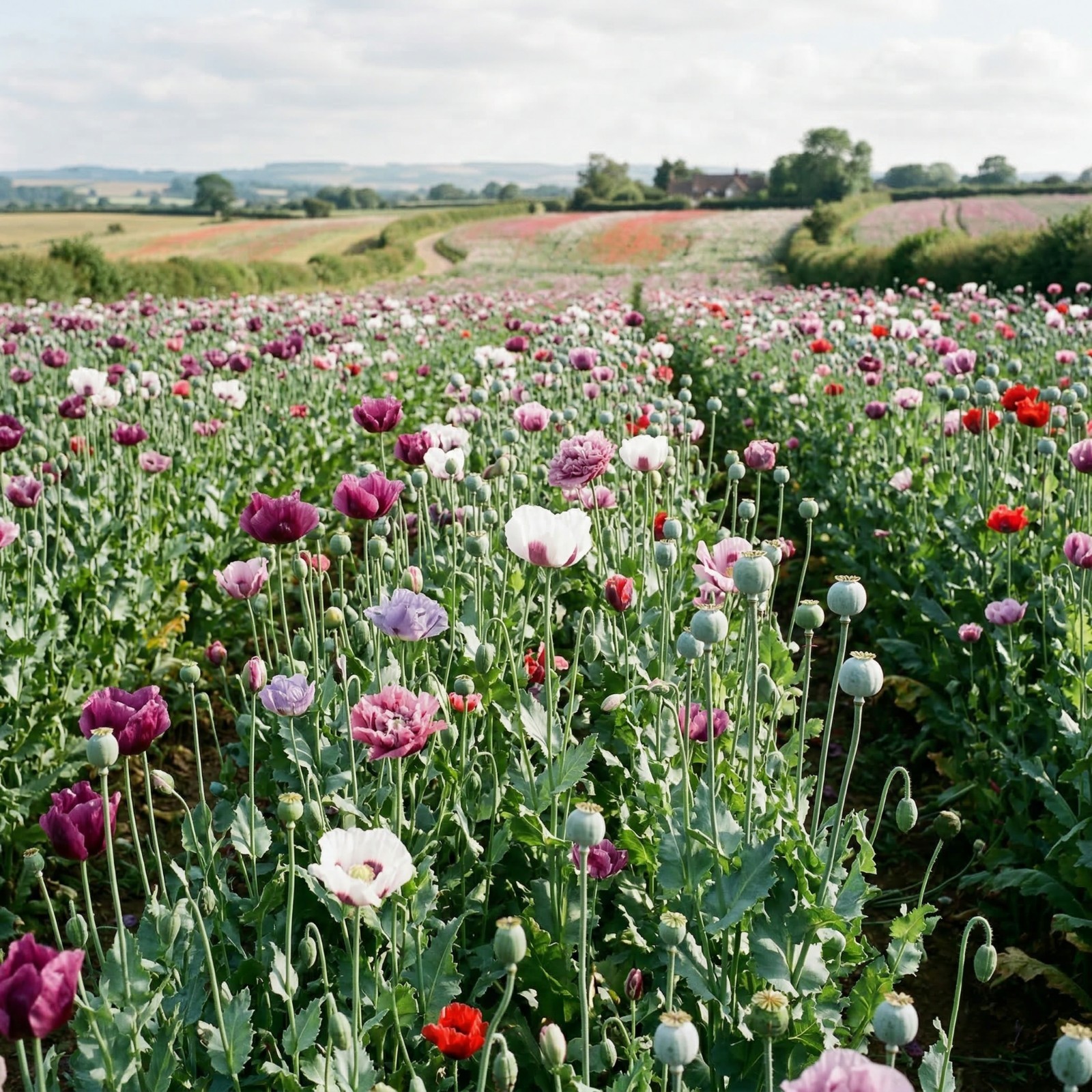 Landscaper’s Pack Breadseed Poppy MIXED COLORS Bulk Field Large Area 20000 Seeds